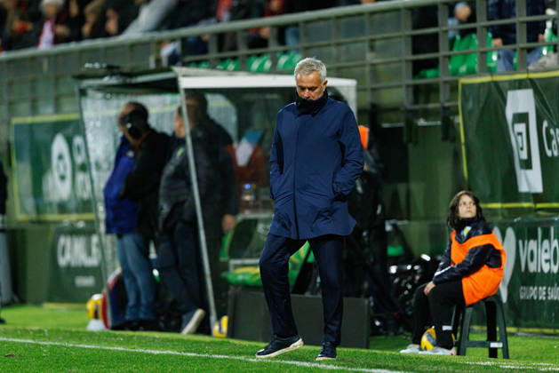 Jose Mourinho seen during Liga Portugal game between CD Tondela and SL Benfica (Maciej Rogowski Ball Raw Images) Tondela Estadio Joao Cardoso Portugal Copyright: xMaciejxRogowskix maciejrogowski_tondela_benfica_2526-185