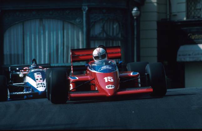 Alan Jones (AUS) Lola THL2, DNF..Monaco Grand Prix, Monte Carlo, 11 May 1986 Copyright: xSuttonxMotorsportsx
