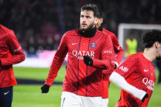 FOOTBALL : Stade Rennais vs Paris SG - Ligue 1 - Journà e 22 - 13 02 2026 Khvicha Kvaratskhelia (Paris SG) RennesFrance Copyright: xBaptistexAutissierx