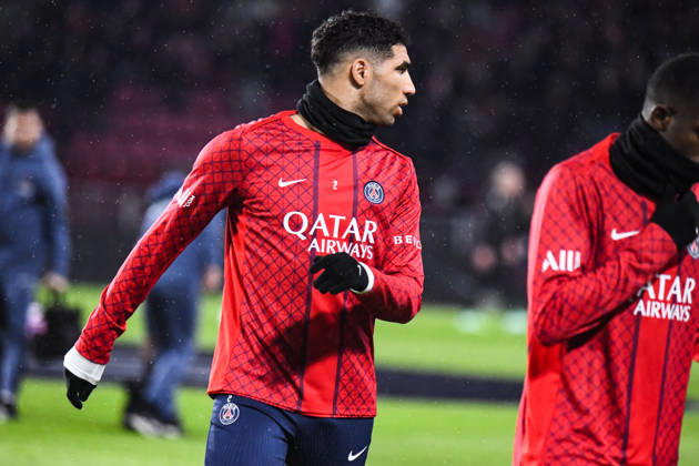 FOOTBALL : Stade Rennais vs Paris SG - Ligue 1 - Journà e 22 - 13 02 2026 Achraf Hakimi (Paris SG) RennesFrance Copyright: xBaptistexAutissierx