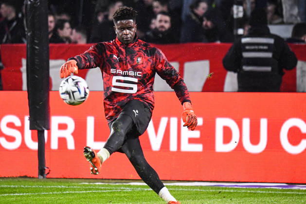 FOOTBALL : Stade Rennais vs Paris SG - Ligue 1 - Journà e 22 - 13 02 2026 Brice Samba (Stade Rennais) RennesFrance Copyright: xBaptistexAutissierx
