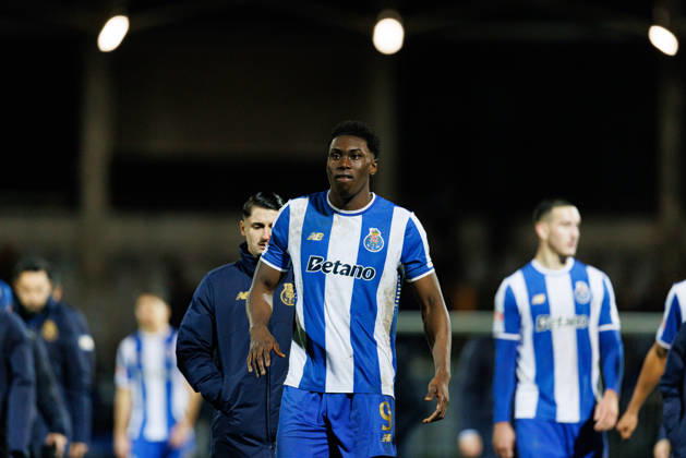 Samu Aghehowa seen during Liga Portugal game between Casa Pia AC and FC Porto (Maciej Rogowski Ball Raw Images) Rio Maior Estadio Municipal Rio Maior Portugal Copyright: xMaciejxRogowskix maciejrogowski_casapia_fcporto_2526-1144