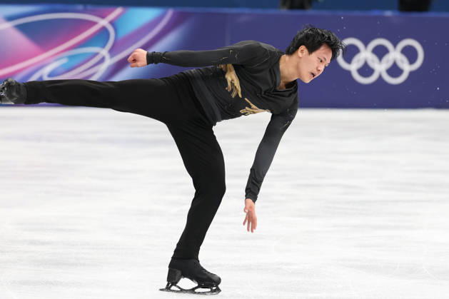 Milano Cortina 2026, Milan, Italy, 13.02, 2026, MiCo2026, MiCo, 2026, Olympics, Olympic, Winter Olympic, Olympic Winter games, Winterspiele,Spiele, Summer games Ifigure skating Adam Siao Him Fa of France performs during his Men™s single free skaiting competitions of Milano Cortina 2026 Olympic Winter Games in Milan, Italy, 13.02.2026. Photo: Roman Koksarov (RKF) Milan Italy Copyright: xRomanxKoksarovx fig_MiCo20260213rk4213