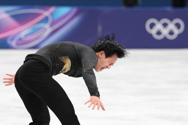 Milano Cortina 2026, Milan, Italy, 13.02, 2026, MiCo2026, MiCo, 2026, Olympics, Olympic, Winter Olympic, Olympic Winter games, Winterspiele,Spiele, Summer games Ifigure skating Adam Siao Him Fa of France performs during his Men™s single free skaiting competitions of Milano Cortina 2026 Olympic Winter Games in Milan, Italy, 13.02.2026. Photo: Roman Koksarov (RKF) Milan Italy Copyright: xRomanxKoksarovx fig_MiCo20260213rk4234