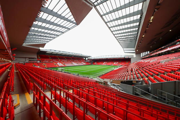 Liverpool v Brighton & Hove Albion, Emirates FA Cup during the Liverpool v Brighton & Hove Albion Emirates FA Cup 4th Round match at Anfield, Liverpool, England on 14 February 2026 Credit: Ian Stephen Every Second Media Editorial use only. All images are copyright Every Second Media Limited. No images may be reproduced without prior permission. All rights reserved. Premier League and Football League images are subject to licensing agreements with Football DataCo Limited. see https: www.football-dataco.com Copyright: xIMAGO EveryxSecondxMediax ESM-1800-0001 IanxStephenx xEveryxSecondxMediax