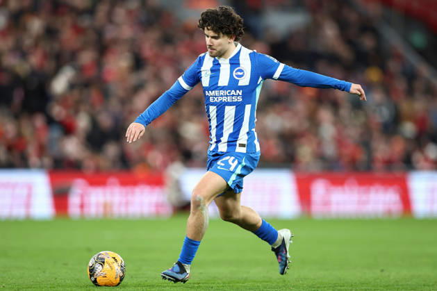 Liverpool v Brighton & Hove Albion, Emirates FA Cup Ferdi Kadioglu of Brighton And Hove Albion shoots at goal during the Liverpool v Brighton & Hove Albion Emirates FA Cup 4th Round match at Anfield, Liverpool, England on 14 February 2026 Credit: Ian Stephen Every Second Media Editorial use only. All images are copyright Every Second Media Limited. No images may be reproduced without prior permission. All rights reserved. Premier League and Football League images are subject to licensing agreements with Football DataCo Limited. see https: www.football-dataco.com Copyright: xIMAGO EveryxSecondxMediax ESM-1800-0090 IanxStephenx xEveryxSecondxMediax