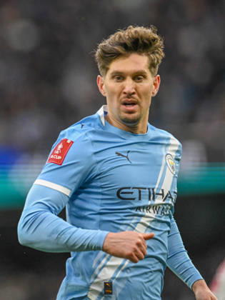 Manchester City v Salford City Emirates FA Cup John Stones of Manchester City during the Emirates FA Cup Fourth Round match at the Etihad Stadium, Manchester 14 02 2026 UK Newspapers OUT Copyright: xKarlxVallantinex FIL-22981-0093