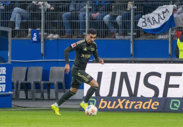 Soccer, Men, Season 2025 2026, 1 Bundesliga 22 Matchday , Hamburger SV 1 FC Union Berlin 3 2 , Livan Burcu 1 FC Union Berlin , 14 02 2026, Copyright: xMatthiasxKochx