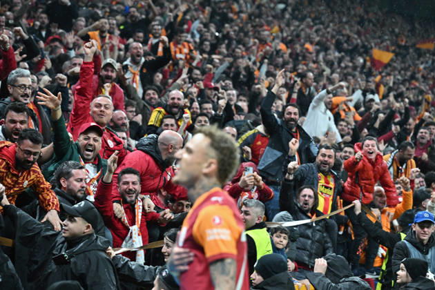 Galatasaray v Juventus - UEFA Champions League ISTANBUL, TURKIYE - FEBRUARY 17: Noa Lang (77) of Galatasaray celebrates after scoring a goal during the UEFA Champions League round of 16 play-off first-leg match between Juventus and Galatasaray at RAMS Park stadium in Istanbul, Turkiye on February 17, 2026. Isa Terli Anadolu Istanbul Turkey. Editorial use only. Please get in touch for any other usage. Copyright: x2026xAnadoluxIsaxTerlix