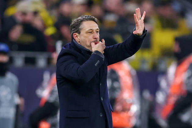 17 02 2026, Football, UEFA Champions League, Borussia Dortmund Atalanta Bergamo, BVB Stadion, Play Offs first leg, Season 2025 2026 Head coach Niko Kovac BVB hc wildly gesticulating on the sidelines Regulations prohibit any use of photographs as image sequences and or quasi video North Rhine-Westphalia Germany