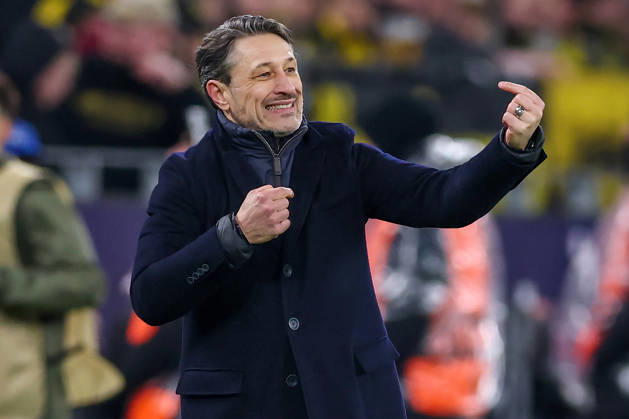 17 02 2026, Football, UEFA Champions League, Borussia Dortmund Atalanta Bergamo, BVB Stadion, Play Offs first leg, Season 2025 2026 Head coach Niko Kovac BVB hc wildly gesticulating on the sidelines Regulations prohibit any use of photographs as image sequences and or quasi video North Rhine-Westphalia Germany