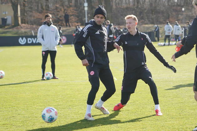 Football, 1st BL, Eintracht Frankfurt, Training