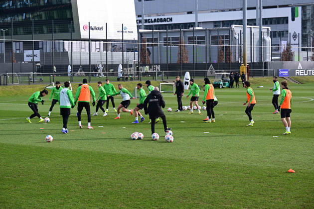 Football, 1st BL, Training Borussia Mönchengladbach , Training