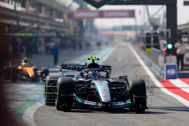 Kimi Antonelli Mercedes AMG Petronas Formula One Team, Italy, 12 in W17, BAH, Formula 1 World Championship, Pre Season Test 2, Bahrain International Circuit, Test Day 1, 2026 season, 18 02 2026 BAH, Formula 1 World Championship, Pre Season Test 2, Bahrain International Circuit, Test Day 1, 2026 season, 18 02 2026 Sakhir Copyright: xEibner-Pressefoto MarcelxFischerx EP_MFI