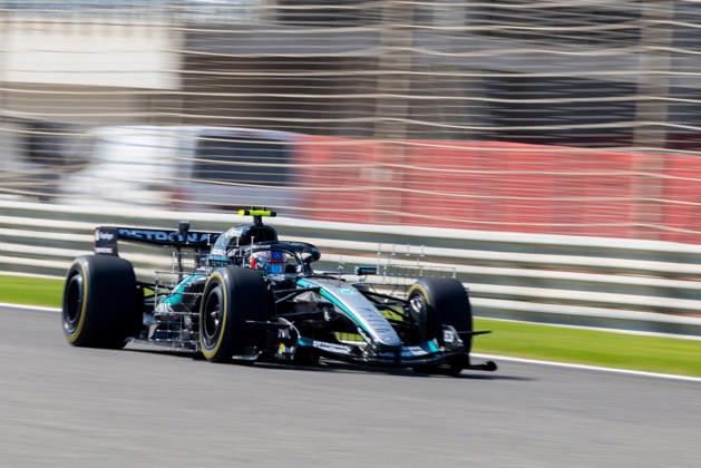 Kimi Antonelli Mercedes AMG Petronas Formula One Team, Italy, 12 in W17, BAH, Formula 1 World Championship, Pre Season Test 2, Bahrain International Circuit, Test Day 1, 2026 season, 18 02 2026 BAH, Formula 1 World Championship, Pre Season Test 2, Bahrain International Circuit, Test Day 1, 2026 season, 18 02 2026 Sakhir Copyright: xEibner-Pressefoto MarcelxFischerx EP_MFI