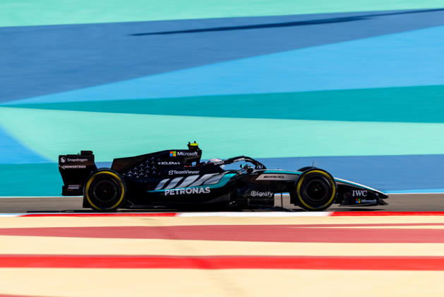 Kimi Antonelli Mercedes AMG Petronas Formula One Team, Italy, 12 in W17, BAH, Formula 1 World Championship, Pre Season Test 2, Bahrain International Circuit, Test Day 1, 2026 season, 18 02 2026 BAH, Formula 1 World Championship, Pre Season Test 2, Bahrain International Circuit, Test Day 1, 2026 season, 18 02 2026 Sakhir Copyright: xEibner-Pressefoto MarcelxFischerx EP_MFI