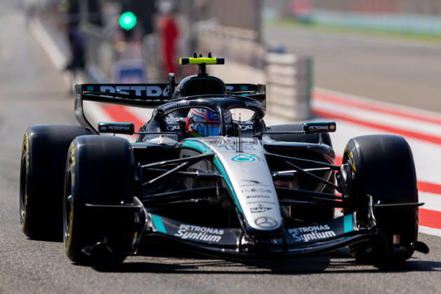 Kimi Antonelli Mercedes AMG Petronas Formula One Team, Italy, 12 in W17, BAH, Formula 1 World Championship, Pre Season Test 2, Bahrain International Circuit, Test Day 1, 2026 season, 18 02 2026 BAH, Formula 1 World Championship, Pre Season Test 2, Bahrain International Circuit, Test Day 1, 2026 season, 18 02 2026 Sakhir Copyright: xEibner-Pressefoto MarcelxFischerx EP_MFI