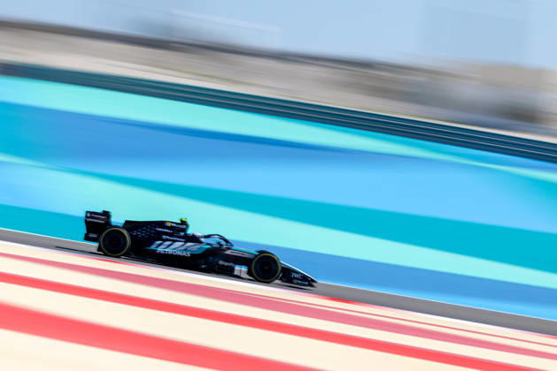 Kimi Antonelli Mercedes AMG Petronas Formula One Team, Italy, 12 in W17, BAH, Formula 1 World Championship, Pre Season Test 2, Bahrain International Circuit, Test Day 1, 2026 season, 18 02 2026 BAH, Formula 1 World Championship, Pre Season Test 2, Bahrain International Circuit, Test Day 1, 2026 season, 18 02 2026 Sakhir Copyright: xEibner-Pressefoto MarcelxFischerx EP_MFI
