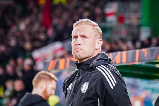 Football UEFA Europa League 2025 2026, Play Offs first leg Celtic FC Glasgow vs VfB Stuttgart Celtic Park Stadium Glasgow, Scotland Kasper Schmeichel Celtic Glasgow, 1 Copyright: xJOERANxSTEINSIEKx