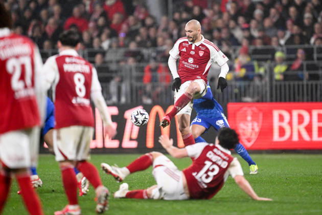 Stade Brestois 29 v Olympique de Marseille - Ligue 1 McDonald s 2025 2026 19 Ludovic AJORQUE (sb29) during the Ligue 1 McDonald s match between Brest and Marseille at Stade Francis-Le Ble on February 20, 2026 in Brest, France. Brest France Copyright: xFEPx 776461932