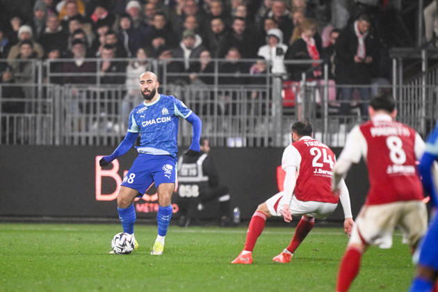 Stade Brestois 29 v Olympique de Marseille - Ligue 1 McDonald s 2025 2026 08 Himad ABDELLI (om) during the Ligue 1 McDonald s match between Brest and Marseille at Stade Francis-Le Ble on February 20, 2026 in Brest, France. Brest France Copyright: xFEPx 776461932