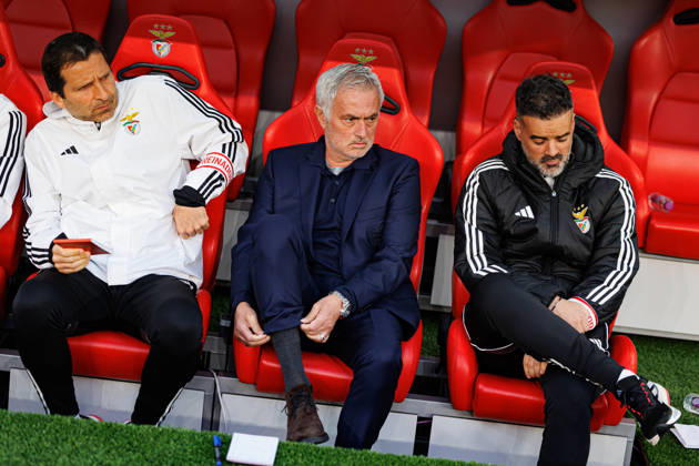 Jose Mourinho seen during Liga Portugal game between SL Benfica and AFS Aves (Luis Loureiro Ball Raw Images) Lisbon Estadio da Luz Portugal Copyright: xLuisxLoureirox luisloureiro_slbenfica_avs_2526_2-86