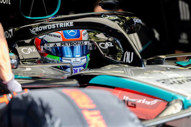 Kimi Antonelli Mercedes AMG Petronas Formula One Team, Italy, 12 in W17, BAH, Formula 1 World Championship, Pre Season Test 2, Bahrain International Circuit, Test Day 2, 2026 season, 19 02 2026 BAH, Formula 1 World Championship, Pre Season Test 2, Bahrain International Circuit, Test Day 2, 2026 season, 19 02 2026 Sakhir Copyright: xEibner-Pressefoto MarcelxFischerx EP_MFI