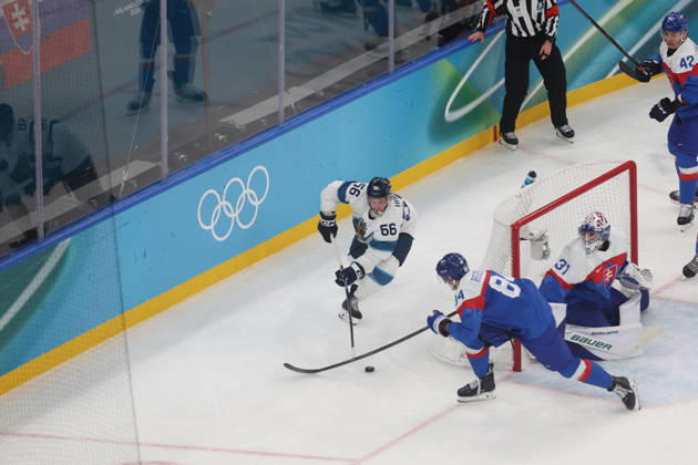 Ice hockey, Eishockey - Milano Cortina 2026 Winter Olympics: Day 15 In Milan, Italy, on February 21, 2026, Erik Haula and Pavol Regenda participate in the Ice Hockey Men s Bronze Medal Game between Slovakia and Finland on day fifteen of the Milano Cortina 2026 Winter Olympic Games, Olympische Spiele, Olympia, OS at Milano Santagiulia Ice Hockey Arena. Milano Italy  Copyright: xMattiaxMarteganix originalFilename:martegani-serieami260221_npder