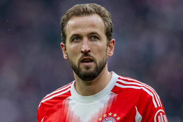 Harry Kane FC Bayern Muenchen, 9 Portrait Portraet GER, FC Bayern Muenchen vs SG Eintracht Frankfurt, Football, Bundesliga, Matchday 23, Season 2025 2026, 21 02 2026 DFL DFB REGULATIONS PROHIBIT ANY USE OF PHOTOGRAPHS as IMAGE SEQUENCES and or QUASI VIDEO GER, FC Bayern Muenchen vs SG Eintracht Frankfurt, Football, Bundesliga, Matchday 23, Season 2025 2026, 21 02 2026 Muenchen Copyright: xEibner-Pressefoto HeikexFeinerx EP_HFR