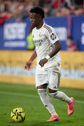 CA Osasuna v Real Madrid CF - LaLiga EA Sports Vinicius Junior Vini Jr of Real Madrid CF in action during the LaLiga EA Sports match between CA Osasuna and Real Madrid CF at El Sadar on February 21, 2026, in Pamplona, Spain. Pamplona El Sadar Navarra Spain RL_OSAvRMCF_000056 Copyright: xRicardoxLarreinax