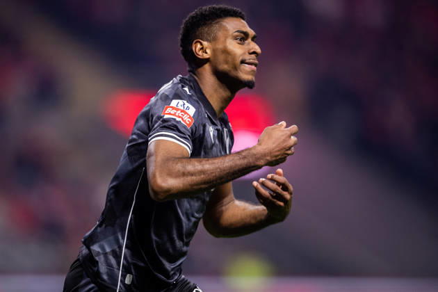 February 21, 2026, Braga, Braga, Portugal: BRAGA, PORTUGAL - FEBRUARY 21: GUSTAVO SILVA from Vitoria SC is seen celebrating his goal during the Liga Portugal Betclic 2025 26 League match between SC Braga and Vitoria SC, at Estadio Municipal de Braga on February 21, 2026 in Braga, Portugal Braga Portugal - ZUMAl192 20260221_zsp_l192_033 Copyright: xMiguelxLemosx