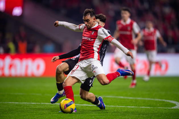 February 21, 2026, Braga, Braga, Portugal: BRAGA, PORTUGAL - FEBRUARY 21: RICARDO HORTA from SC Braga is seen on action during the Liga Portugal Betclic 2025 26 League match between SC Braga and Vitoria SC, at Estadio Municipal de Braga on February 21, 2026 in Braga, Portugal Braga Portugal - ZUMAl192 20260221_zsp_l192_052 Copyright: xMiguelxLemosx