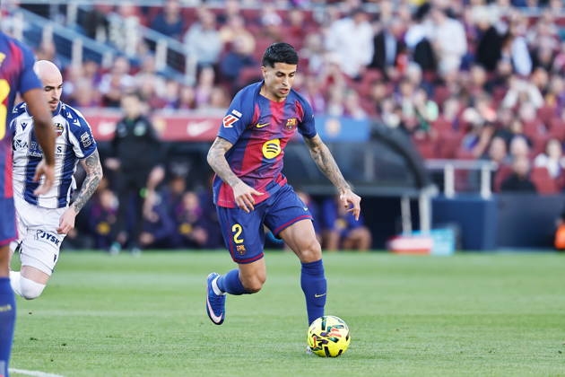 Joao Cancelo (Barcelona), FEBRUARY 22, 2026 - Football Soccer : Spanish LaLiga EA Sports match between FC Barcelona, Barca - Levante UD at the Spotify Camp Nou in Barcelona, Spain. Noxthirdxpartyxsales  aflo_320991335