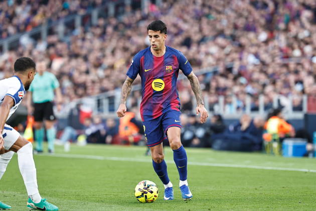 Joao Cancelo (Barcelona), FEBRUARY 22, 2026 - Football Soccer : Spanish LaLiga EA Sports match between FC Barcelona, Barca - Levante UD at the Spotify Camp Nou in Barcelona, Spain. Noxthirdxpartyxsales  aflo_320991640