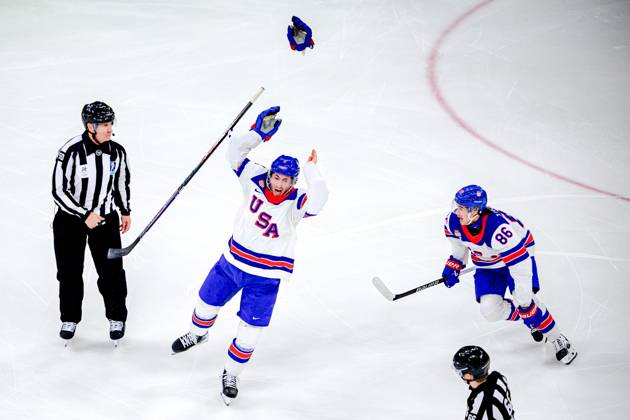 HOCKEY SUR GLACE JO MILAN CORTINA 2026 2026 CANADA ETATS UNIS 1 2 ap SANTAGIULIA ICE HOCKEY ARENA MILAN ITALIE 22 02 2026 PAPON BERNARD photo retouchee MILAN SANTAGIULIA ICE HOCKEY ARENA Italie GermanyxJapanxUKxFrancexBelgiumxOUT  Copyright: xPAPONxBERNARDx