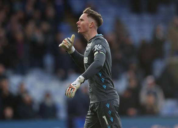 Premier League - Crystal Palace FC v Wolverhampton Wanderers LONDON, ENGLAND, FEBRUARY 21: Dean Henderson of Crystal Palace looks frustrated with the Crystal Palace fans at the full time whistle during the match between Crystal Palace FC and Wolverhampton Wanderers FC in the Premier League at Selhurst Park Stadium in London, England, on February 21. (Photo by Daniel Weir) London Selhurst Park Stadium England Copyright: xDanielxWeir SportsxPressxPhotox SPPA_Crystal_Palace_Wolverhampton_Wanderers_220226_DW66