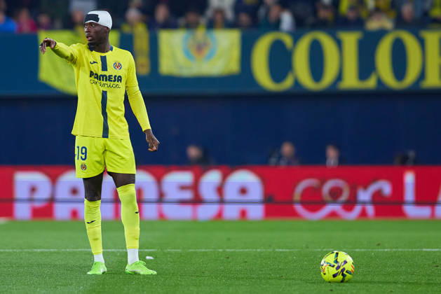 Villarreal CF and Valencia CF - LaLiga EA Sports VILLARREAL, SPAIN - FEBRUARY 22: Nicolas Pepe Defensive Midfield of Villarreal CF looks on during to the LaLiga EA Sports match between Villarreal CF and Valencia CF at Estadio de la Ceramica on February 22, 2026 in Villarreal, Spain. (Photo by Jose Torres Photo Players Images Magara Press) Villarreal Estadio de la Ceramica Spain Copyright: xJosexTorresx