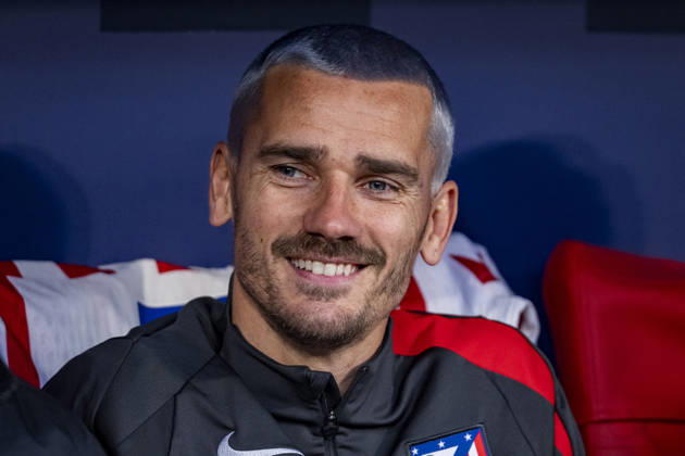 Atletico de Madrid v Club Brugge KV - UEFA Champions League 2025 26 League Knockout Play-off Second Leg Antoine Griezmann of Atletico de Madrid sits on the bench prior to the UEFA Champions League 2025 26 League Knockout Play-off Second Leg match between Atletico de Madrid and Club Brugge KV at Estadio Riyadh Air Metropolitano on February 24, 2026 in Madrid, Spain. Madrid Estadio Riyadh Air Metropolitano Madrid Spain Copyright: xAlbertoxGardinx AGardin_20260224_Foot_Champ_Atl_Mad_Bru_0408