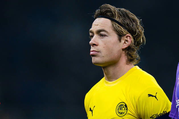 260224 Patrick Berg of Bodo Glimt ahead of the UEFA Champions League football match between Inter and Bodo Glimt on February 24, 2026 in Milan Photo Marius Simensen BILDBYRAN COP 238 MM0057 bbeng bodo glimt fc internazionale milano football fotball fotboll inter mesterligaen soccer uefa champions league  Copyright: MARIUSxSIMENSEN BB260224BB686