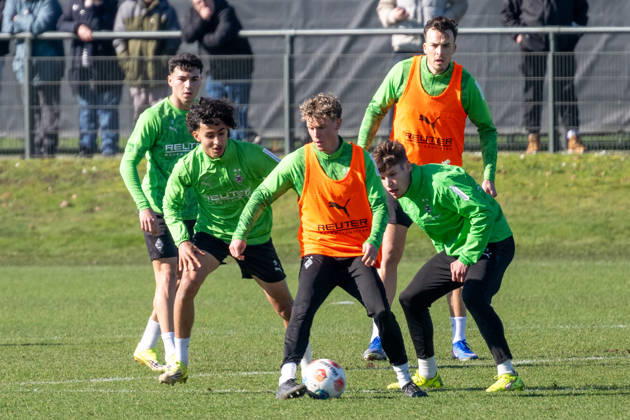 Football, 1st BL, Borussia Mönchengladbach, Training