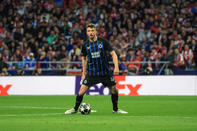 Spain - Atletico de Madrid vs Club Brugge KV - 24 02 2026 SPAIN, MADRID, FEBRUARY 24. Brandon Mechele of Brugge during the UEFA Champions League Knockout Play-off Second Leg football match between Atletico de Madrid and Club Brugge KV at Estadio Riyadh Air Metropolitano on February 24, 2026 in Madrid, Spain. Photo by Manuel Blondeau AOP.Press Madrid Riyadh Air Metropolitano Spain Copyright: x ManuelxBlondeau AOP.Pressx AOP20260224-0052