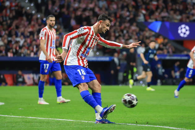 Spain - Atletico de Madrid vs Club Brugge KV - 24 02 2026 SPAIN, MADRID, FEBRUARY 24. Marc Pubill of Atletico de Madrid during the UEFA Champions League Knockout Play-off Second Leg football match between Atletico de Madrid and Club Brugge KV at Estadio Riyadh Air Metropolitano on February 24, 2026 in Madrid, Spain. Photo by Manuel Blondeau AOP.Press Madrid Riyadh Air Metropolitano Spain Copyright: x ManuelxBlondeau AOP.Pressx AOP20260224-0074