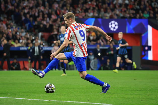 Spain - Atletico de Madrid vs Club Brugge KV - 24 02 2026 SPAIN, MADRID, FEBRUARY 24. Alexander Sorloth of Atletico de Madrid during the UEFA Champions League Knockout Play-off Second Leg football match between Atletico de Madrid and Club Brugge KV at Estadio Riyadh Air Metropolitano on February 24, 2026 in Madrid, Spain. Photo by Manuel Blondeau AOP.Press Madrid Riyadh Air Metropolitano Spain Copyright: x ManuelxBlondeau AOP.Pressx AOP20260224-0093