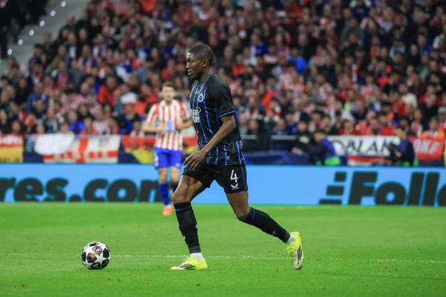 Spain - Atletico de Madrid vs Club Brugge KV - 24 02 2026 SPAIN, MADRID, FEBRUARY 24. Joel Ordonez of Brugge during the UEFA Champions League Knockout Play-off Second Leg football match between Atletico de Madrid and Club Brugge KV at Estadio Riyadh Air Metropolitano on February 24, 2026 in Madrid, Spain. Photo by Manuel Blondeau AOP.Press Madrid Riyadh Air Metropolitano Spain Copyright: x ManuelxBlondeau AOP.Pressx AOP20260224-0118