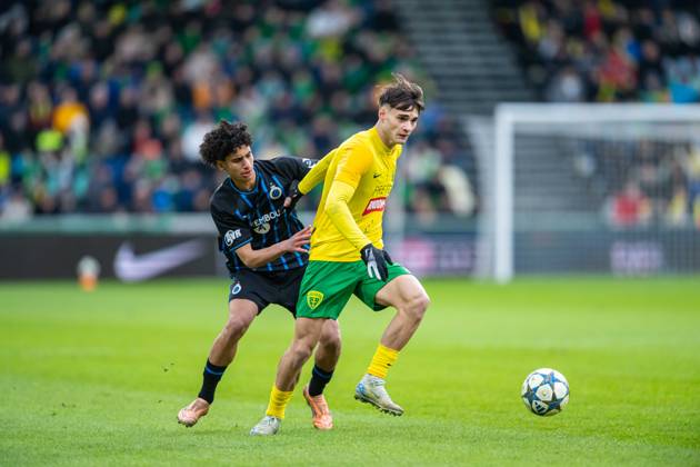 Football, UEFA Youth League, MSK Zilina - FC Brugge