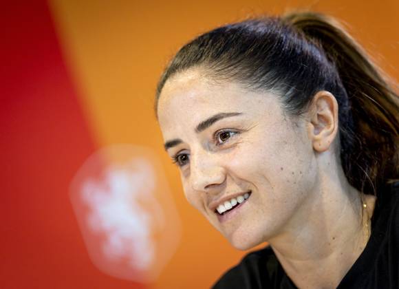 Football, Women, National team Netherlands, Press conference