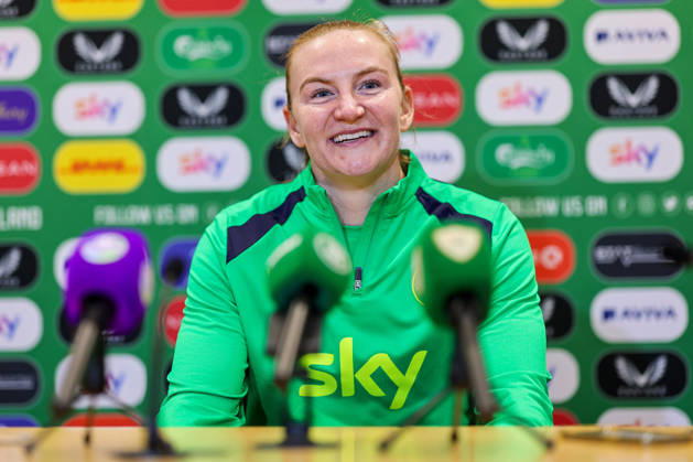 Football, Women, World Cup Qualifiers, National Team Ireland, Press conference
