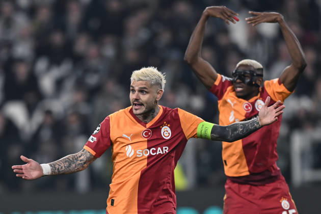 Db Torino 25 02 2026 - Champions League Juventus-Galatasaray foto Daniele Buffa Image nella foto: Mauro Icardi-Victor Osimhen