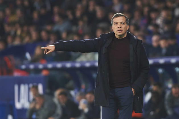 head coach Luis Castro Levante UD during the LaLiga EA Sports match between Levante UD and CD Alaves at Ciudad de Valencia on February 27, 2026 in Valencia, Spain Photo by Maria Jose Segovia DeFodi Images