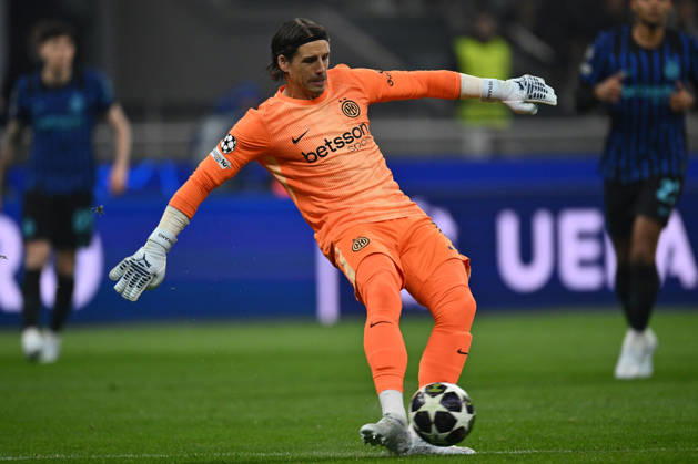 FC Internazionale Milano v FK Bodo Glimt - UEFA Champions League 2025 26 League Knockout Play-off First Leg Yann Sommer of F.C. Inter is in action during the UEFA Champions League 2025 26 League Knockout Play-off Second Leg match between F.C. Inter and FK Bodo Glimt at the San Siro Stadium on February 24, 2026 in Milan, Italy. Milan Italy Copyright: xDomenicoxCippitellix xSOPAxImagesx CD1_2525